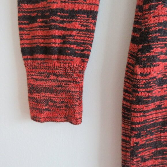 REBECCA MINKOFF Silk Cashmere Open Back Essef Sweater Dress Burnt Orange Size S - Picture 7 of 15